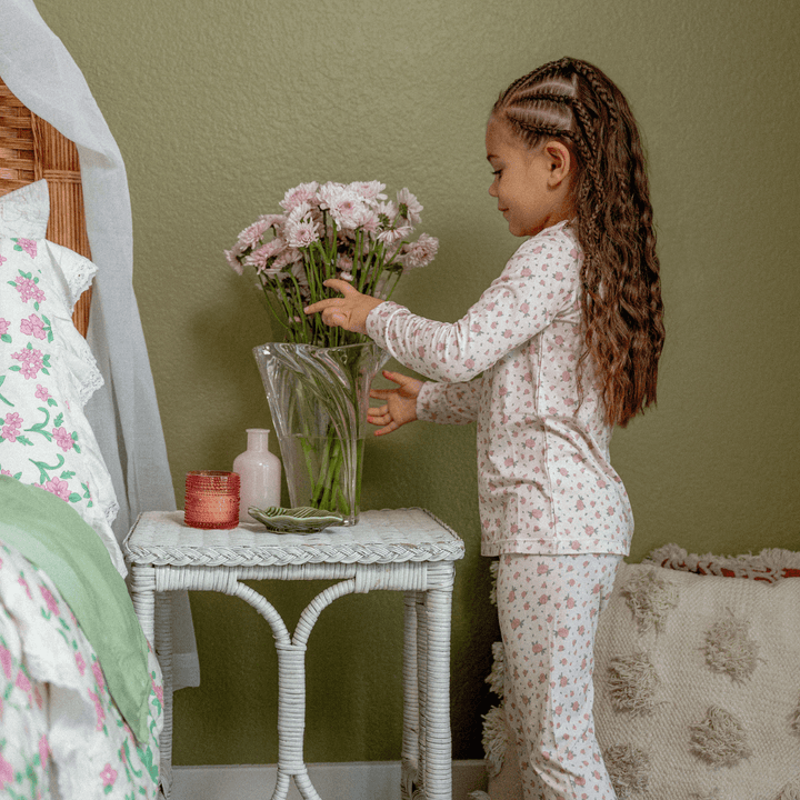 Toddler Pajama Set in Rosie Posie - Dear Perli