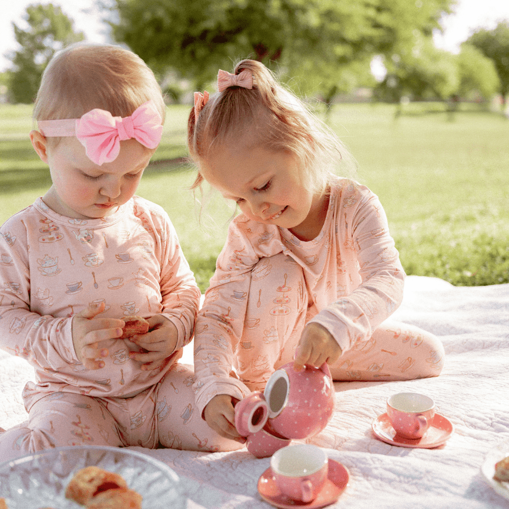 Toddler Pajama Set in Tea Time - Dear Perli