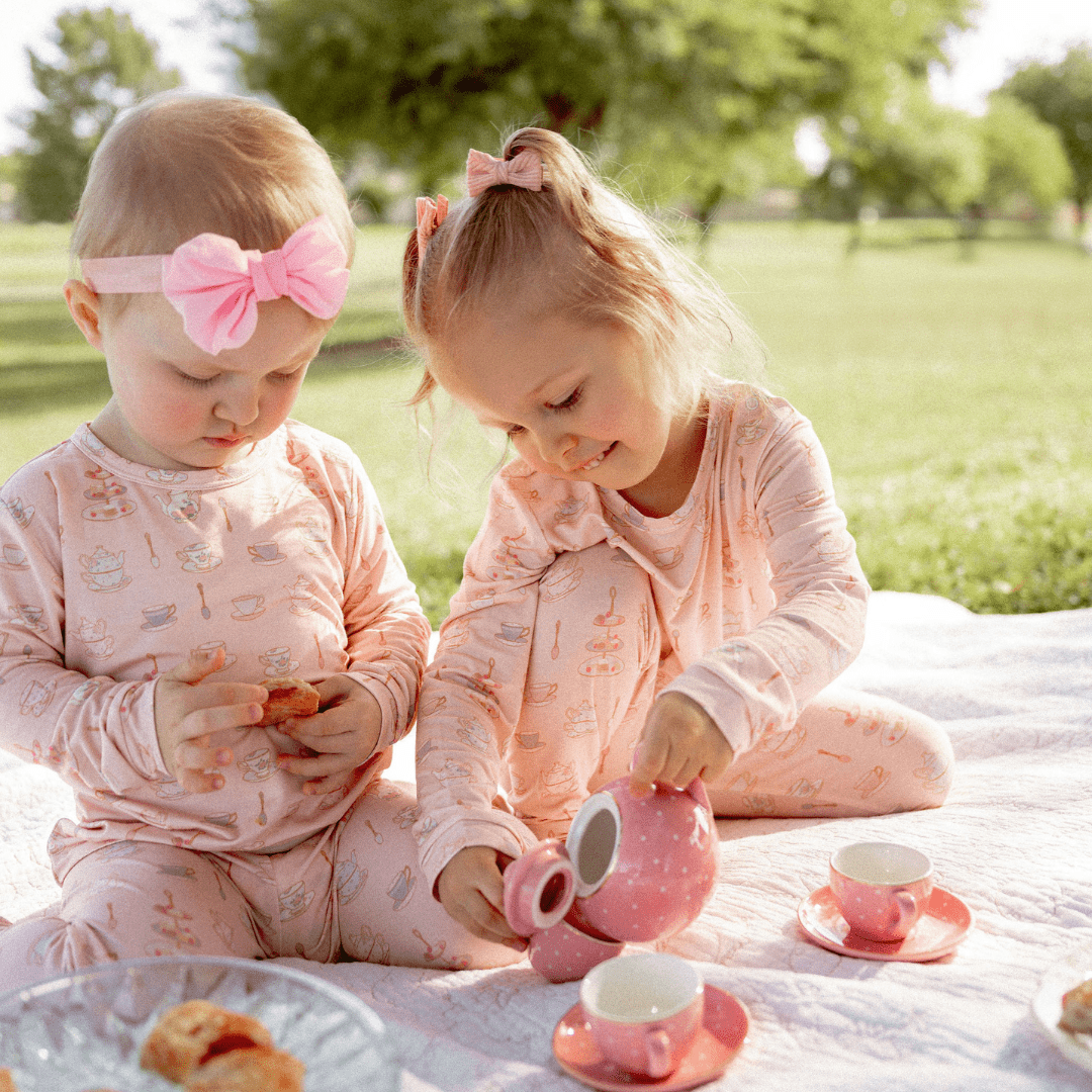Toddler Pajama Set in Tea Time - Dear Perli