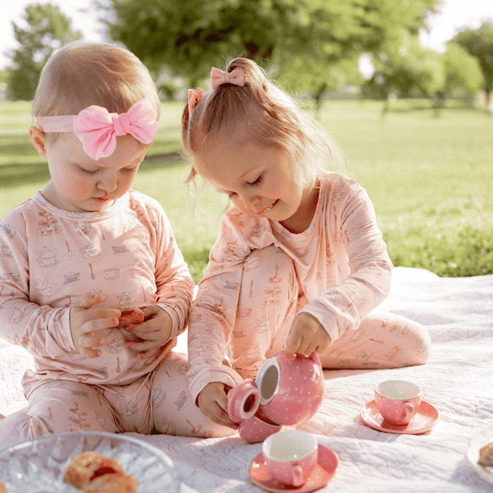 Toddler Pajama Set in Tea Time - Dear Perli