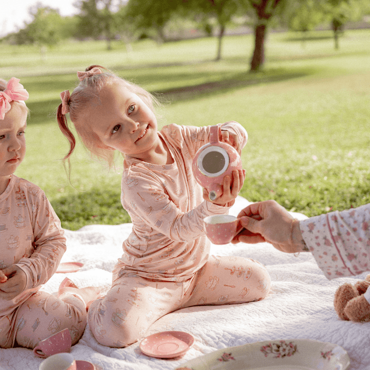 Toddler Pajama Set in Tea Time - Dear Perli