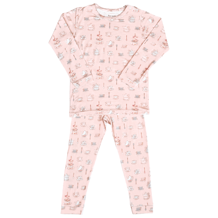 Toddler Pajama Set in Tea Time - Dear Perli