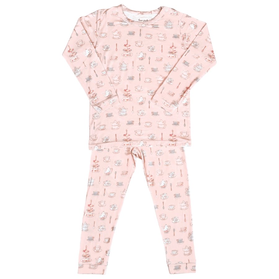 Toddler Pajama Set in Tea Time - Dear Perli