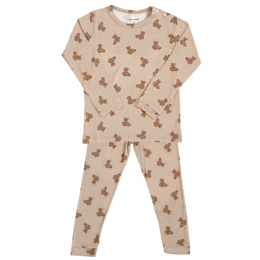 Toddler Pajama Set in Teddy Tales - Dear Perli