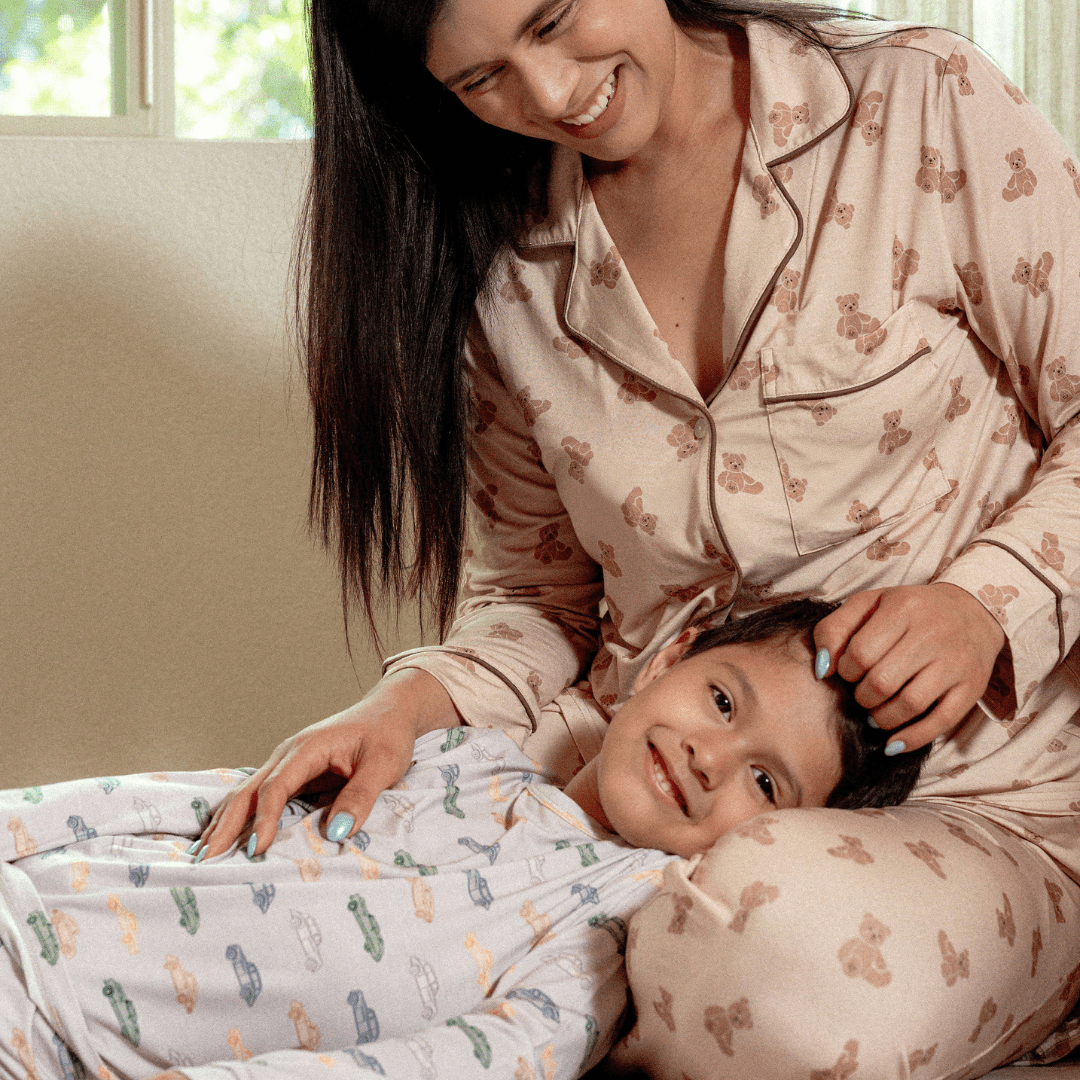 Toddler Pajama Set in Vintage Vroom - Dear Perli