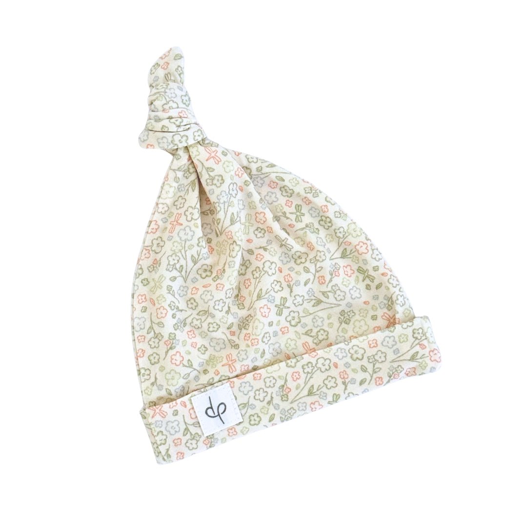 Top Knot Hat - Bloom By The Pond - Dear Perli