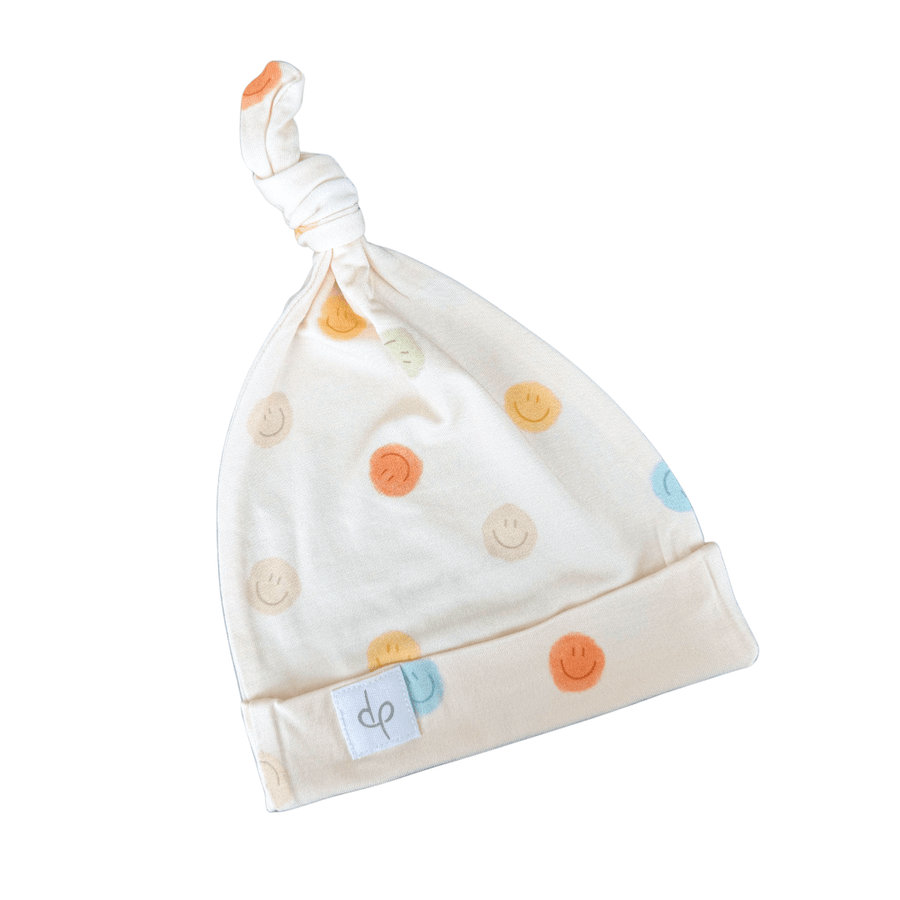 Top Knot Hat - Smiley Days - Dear Perli