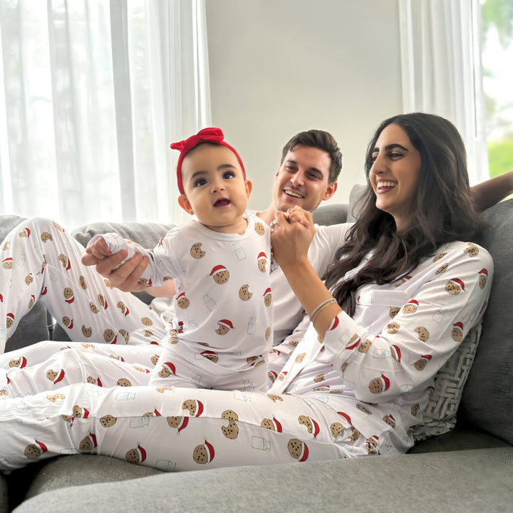 Women's Long Sleeve Pajama Set in Cookie Craze Christmas Edition - Dear Perli