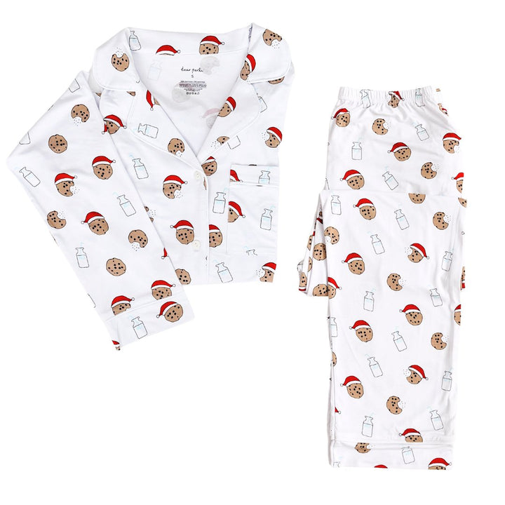 Women's Long Sleeve Pajama Set in Cookie Craze Christmas Edition - Dear Perli