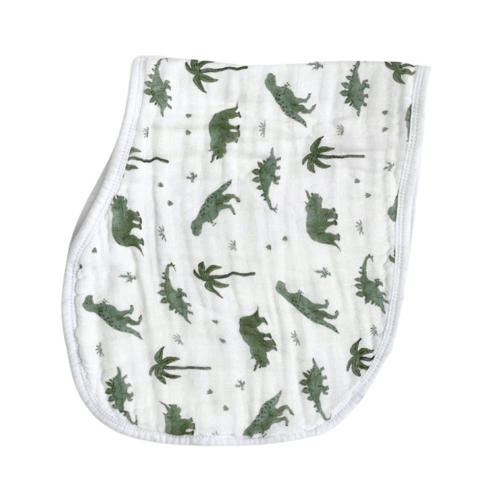 Burp Cloth Bib- Dino-Snores - Dear Perli