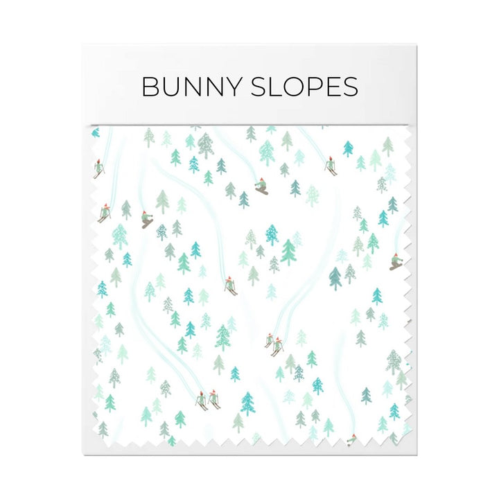 Footie Zippered One Piece- Bunny Slopes - Bundled Baby