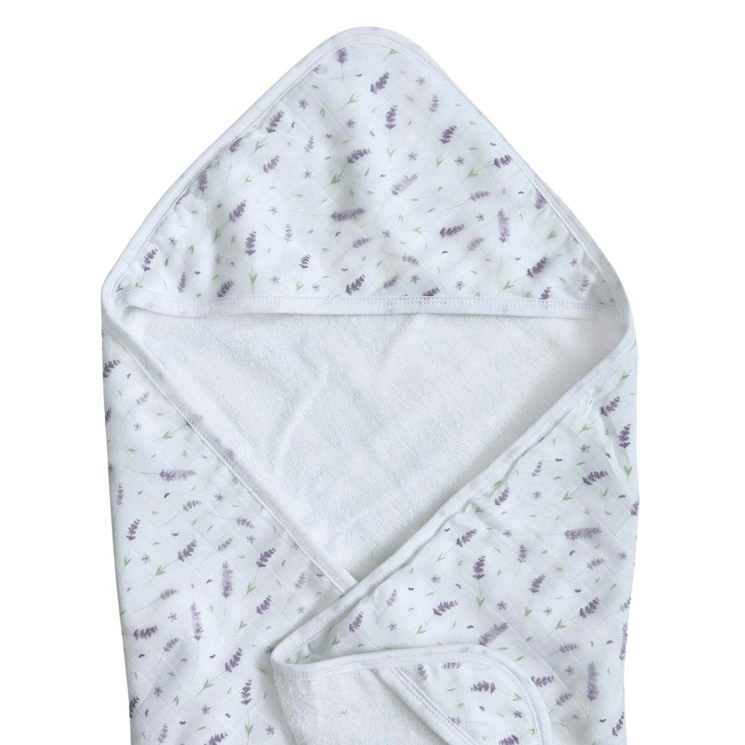 Hooded Towel- French Lavender - Dear Perli
