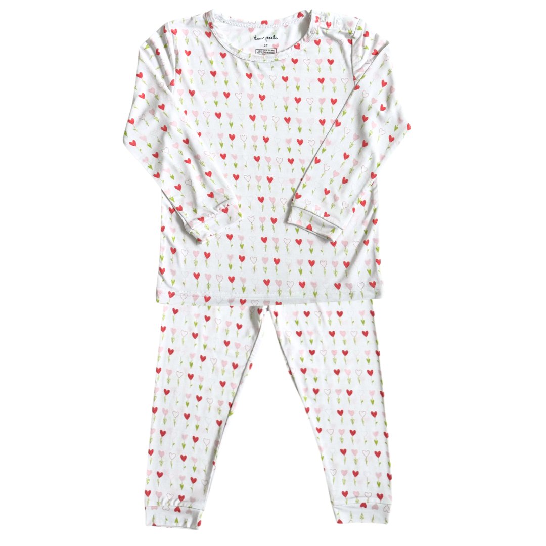 *PREORDER* Toddler Pajama Set in Growing Love - Dear Perli