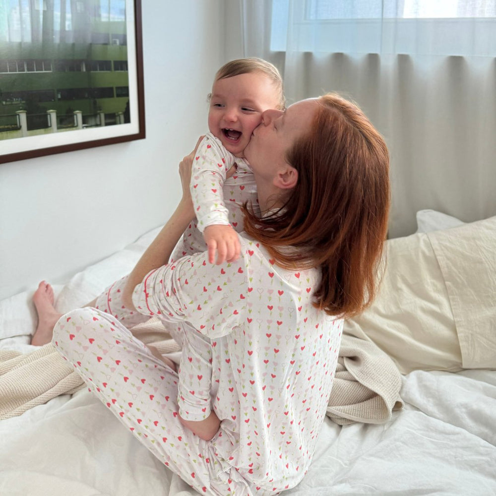 Toddler Pajama Set in Growing Love - Dear Perli