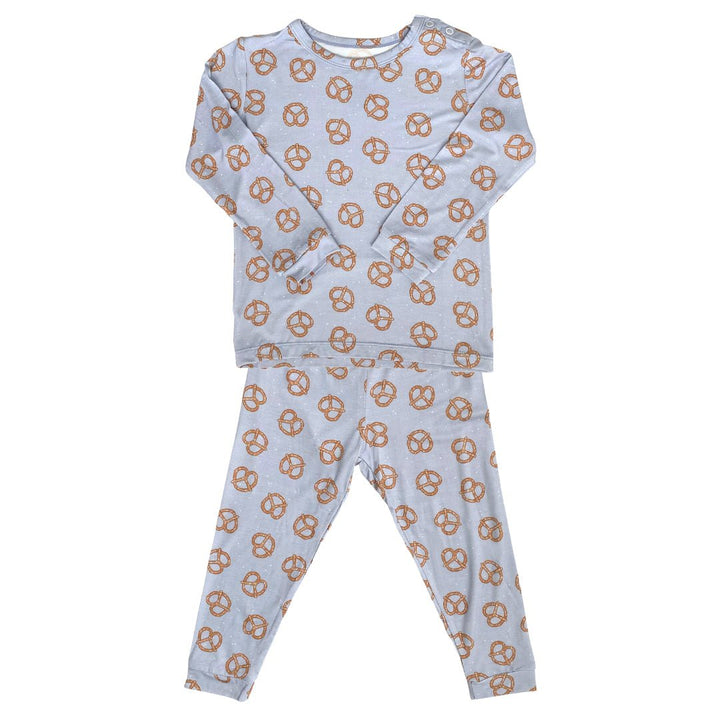 Toddler Pajama Set in Pretzel Twists - Dear Perli