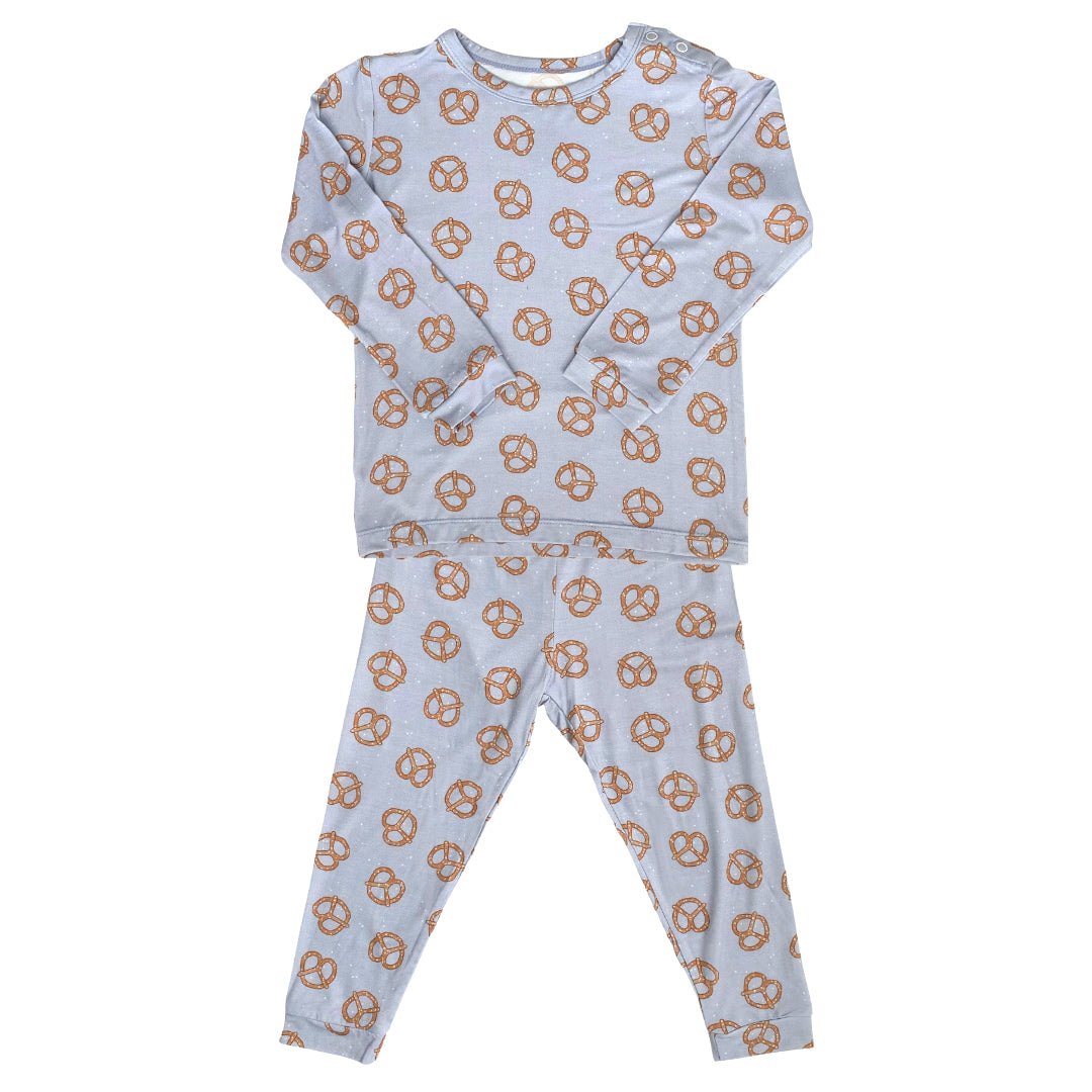 Toddler Pajama Set in Pretzel Twists - Dear Perli