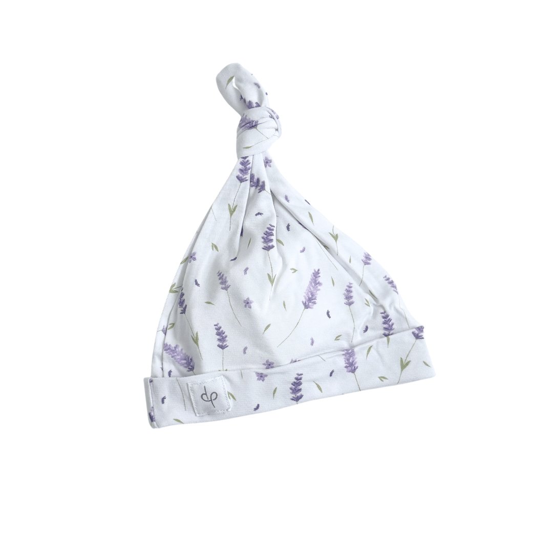 Top Knot Hat - French Lavender - Dear Perli