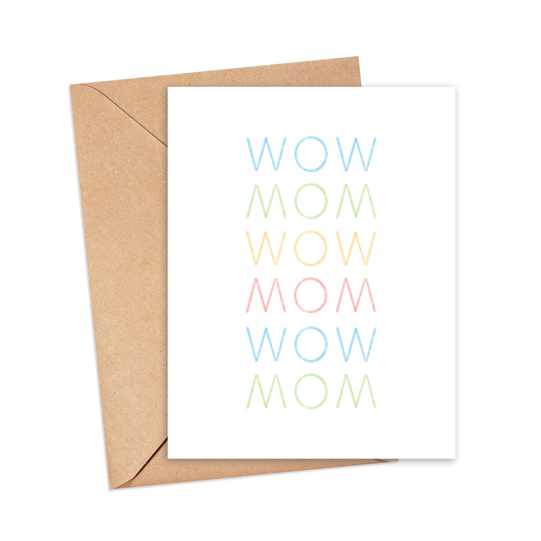 WOW MOM-Greeting Card - Bundled Baby