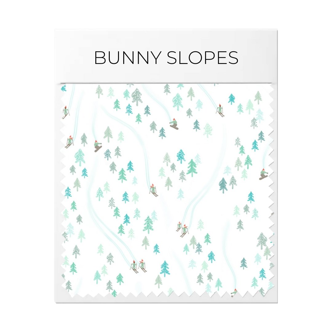 Zippered Footie- Bunny Slopes - Bundled Baby